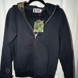 A bathing ape zip up hoodie